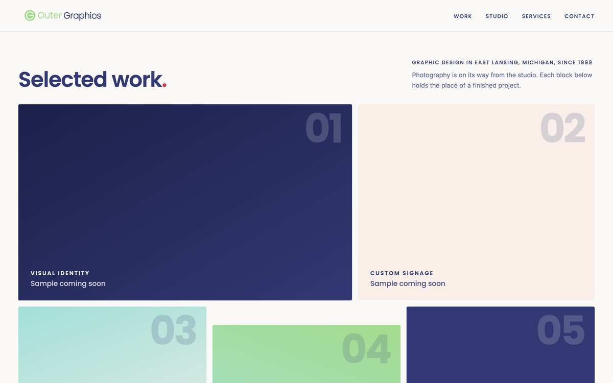 The Gallery design preview