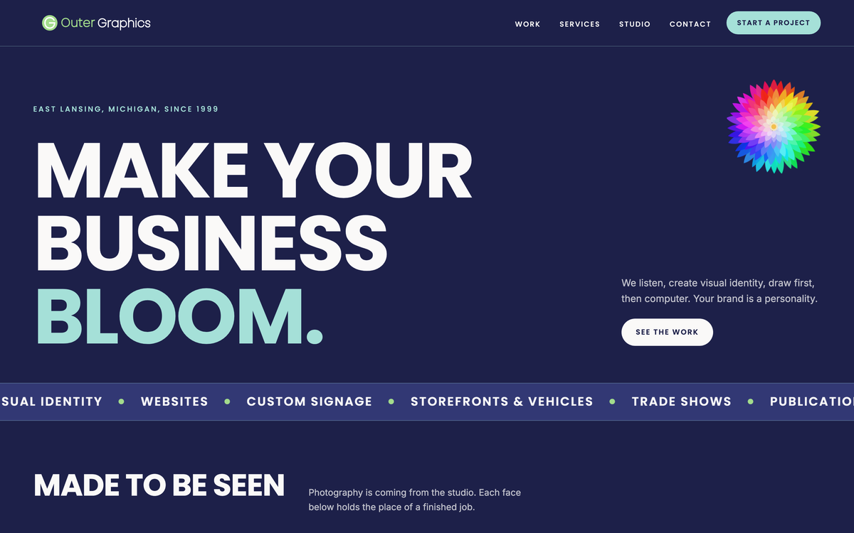 Storefront design preview